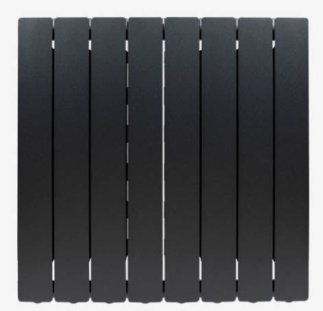 Радиатор отопления Fondital BLITZ  SUPER B4 BLACK COFFEE Black 500/100 16 атм 8 секція  (46123) - Фото 1