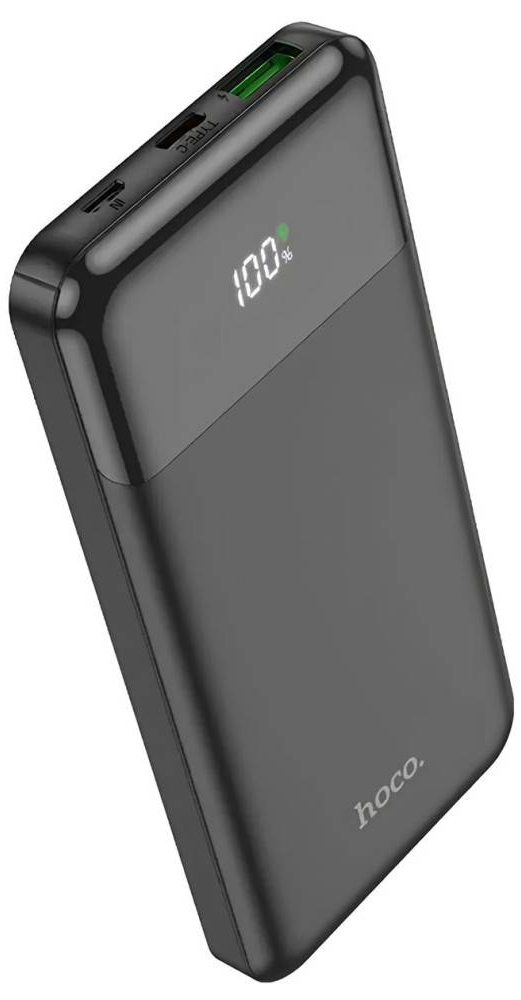 Батарея мобильная HOCO J102 Cool figure PD20W+QC3.0 10 000mAh Black (6931474783608) - Фото 1