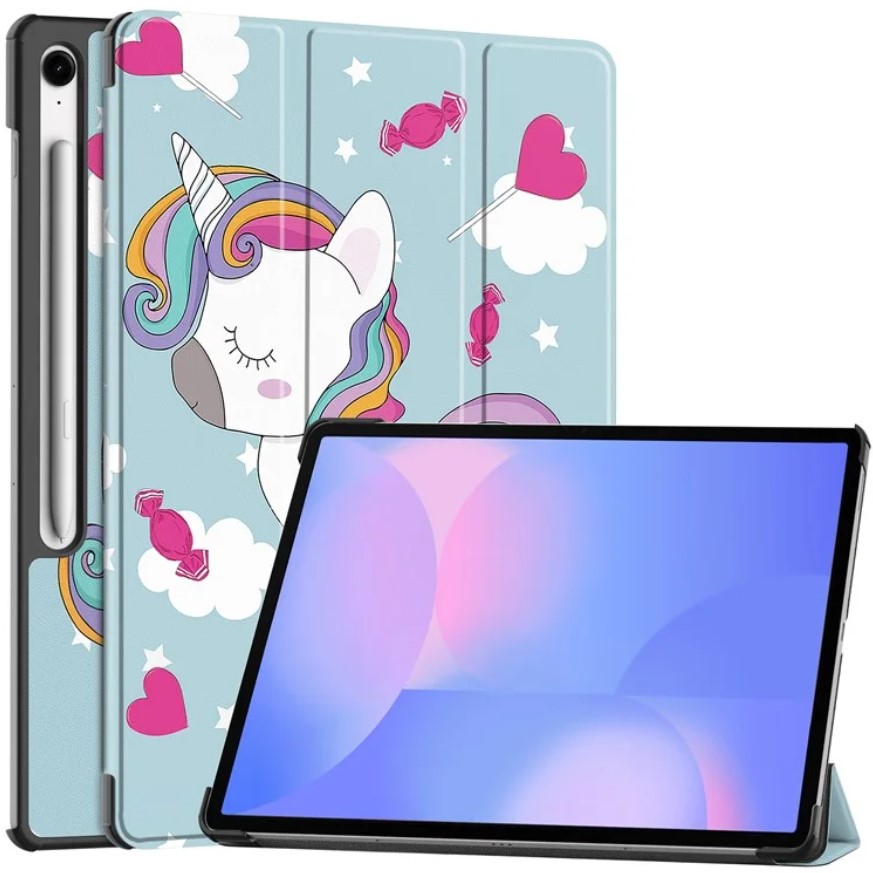 Чехол для планшета BeCover Smart Case for Samsung Galaxy Tab S10 FE Plus (SM-X620/SM-X626) 13.1" Unicorn (713388) - Фото 1