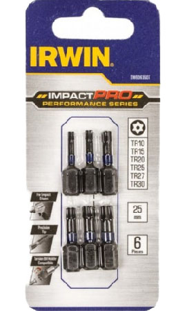 Біта для викрутки IRWIN Impact Pro 1/4'' 25 мм (IW6061607) - Фото 1