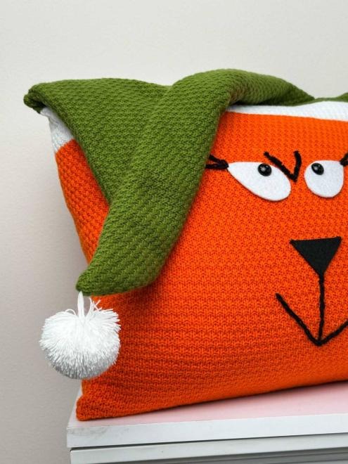 Купить Подушка декоративная Прованс вязаная Оранжевый Бука 45х45 см (042940) - Фото 1 Подушка декоративная Прованс вязаная Оранжевый Бука 45х45 см (042940) - Фото 1