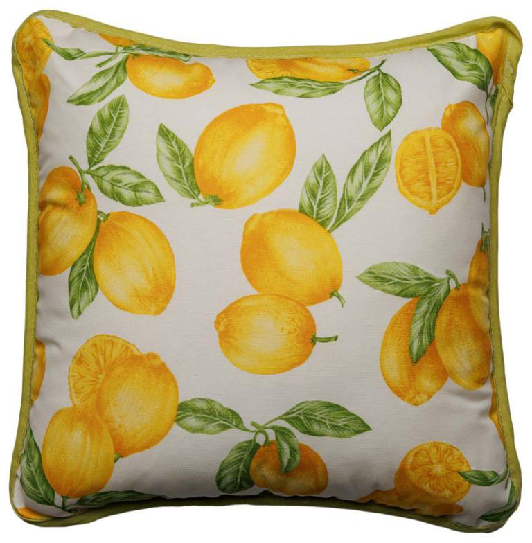 Подушка декоративна Прованс Лимончики 40х40 см (043223) - Фото 1