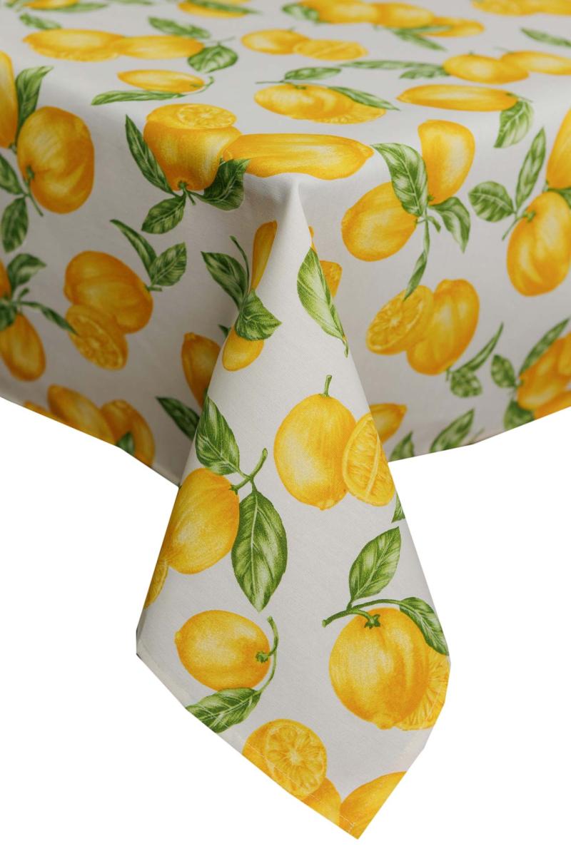 Скатертина прямокутна Прованс Лимончики 136х220 см (043219) - Фото 1