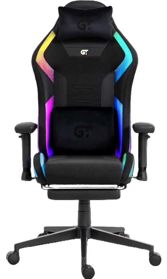 Кресло для геймеров GT Racer X-2403 Black RGB - Фото 1