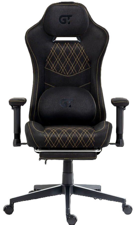 Кресло для геймеров GT Racer X-2407 Fabric Black/Orange - Фото 1