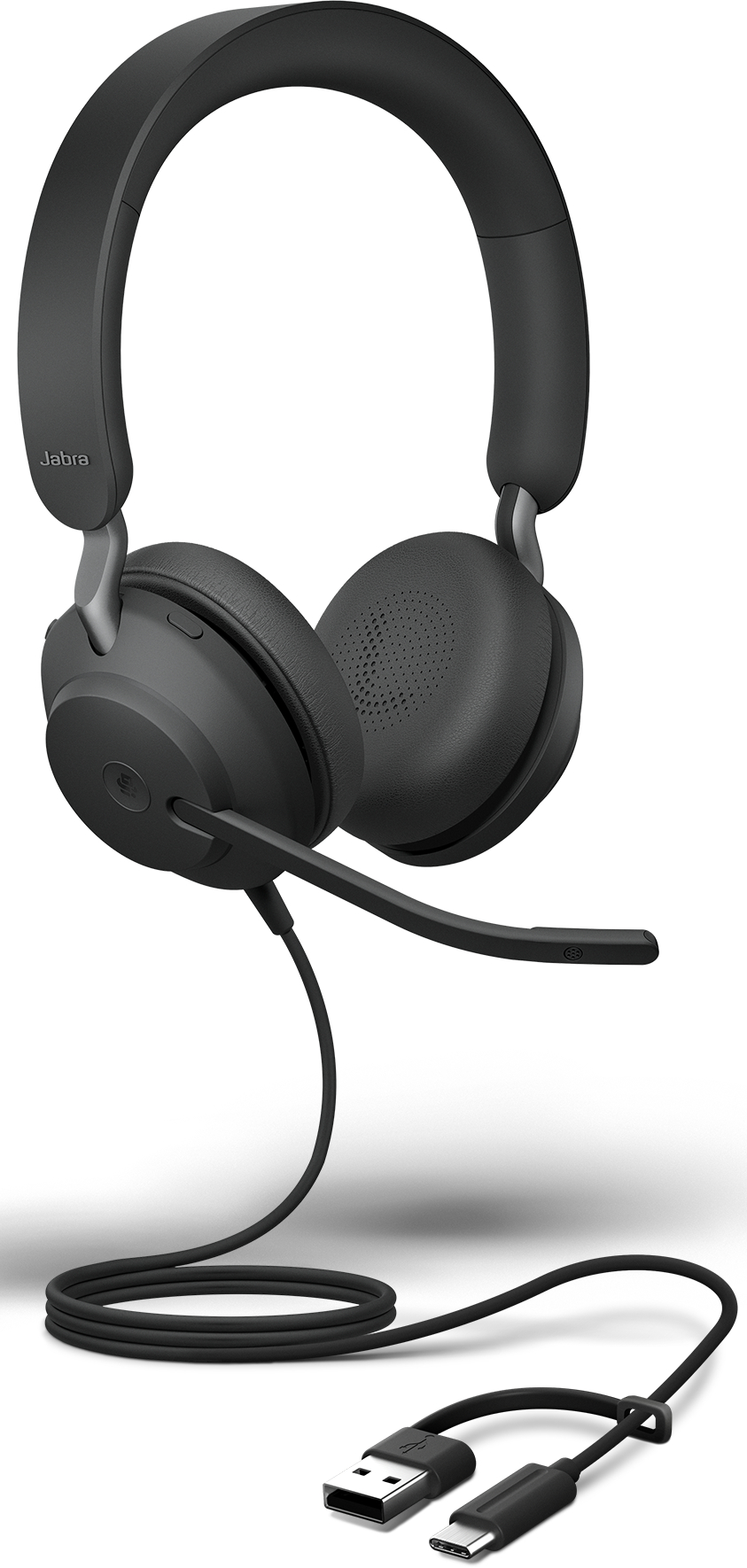 Наушники накладные проводные Jabra Evolve2 40 SE USB-C MS Stereo (24189-999-899) - Фото 1