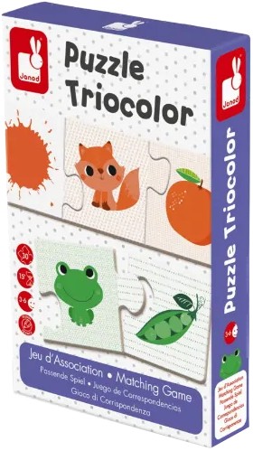 Пазлы (3-4 года) Janod Изучаем цвет (J02709) - Фото 1