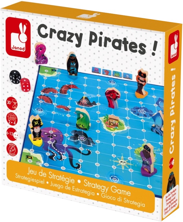 Настольная игра Janod Сумасшедшие пираты (J02740) - Фото 1