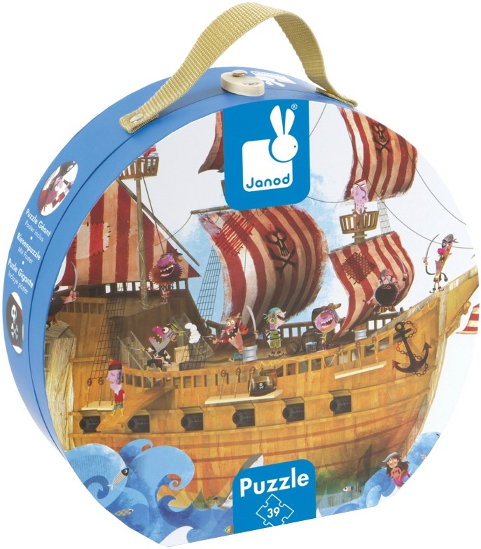 Купити Пазли (5-7 років) Janod Корабель піратів (J02819) - Фото 1 Пазли (5-7 років) Janod Корабель піратів (J02819) - Фото 1