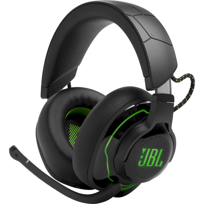 Гарнитура беспроводная игровая JBL Quantum 910X (JBLQ910XWLBLKGRN) - Фото 1