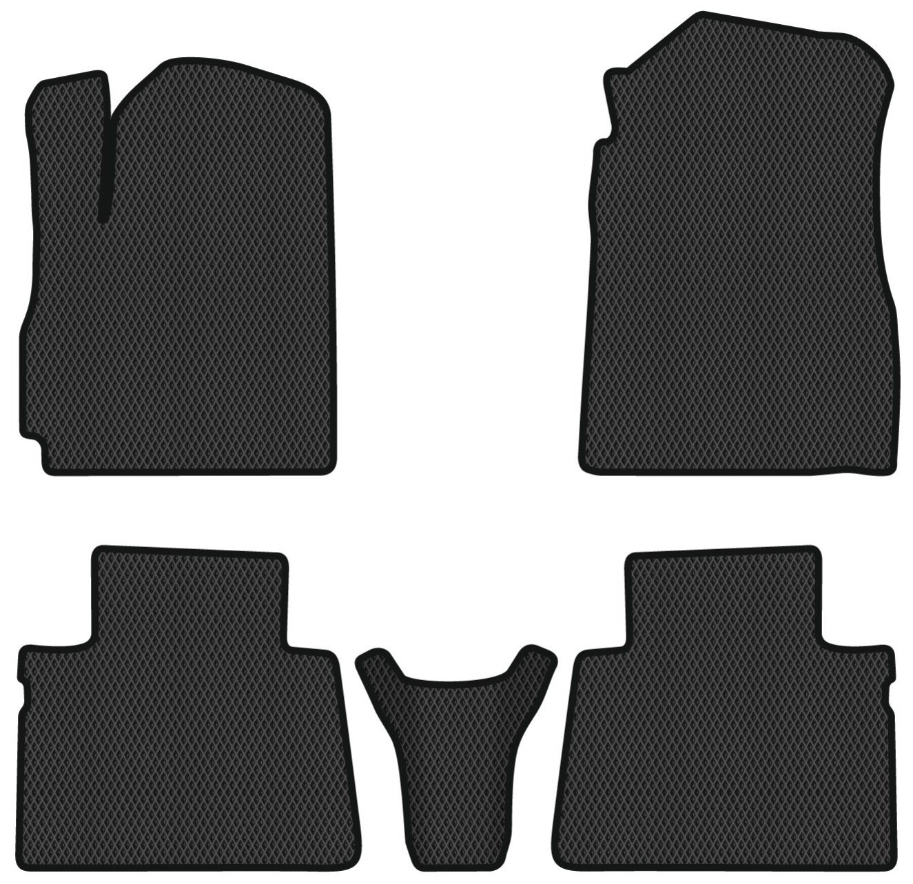 EVA килимки в салон авто EVAtech для X70 Jetour 2018 1 покоління SUV China JE1782C5RBB - Фото 1