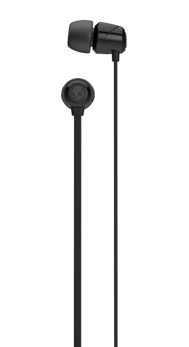 Наушники вкладыши проводные Skullcandy JIB w/mic Black/Black/Black (S2DUYK-343) - Фото 1