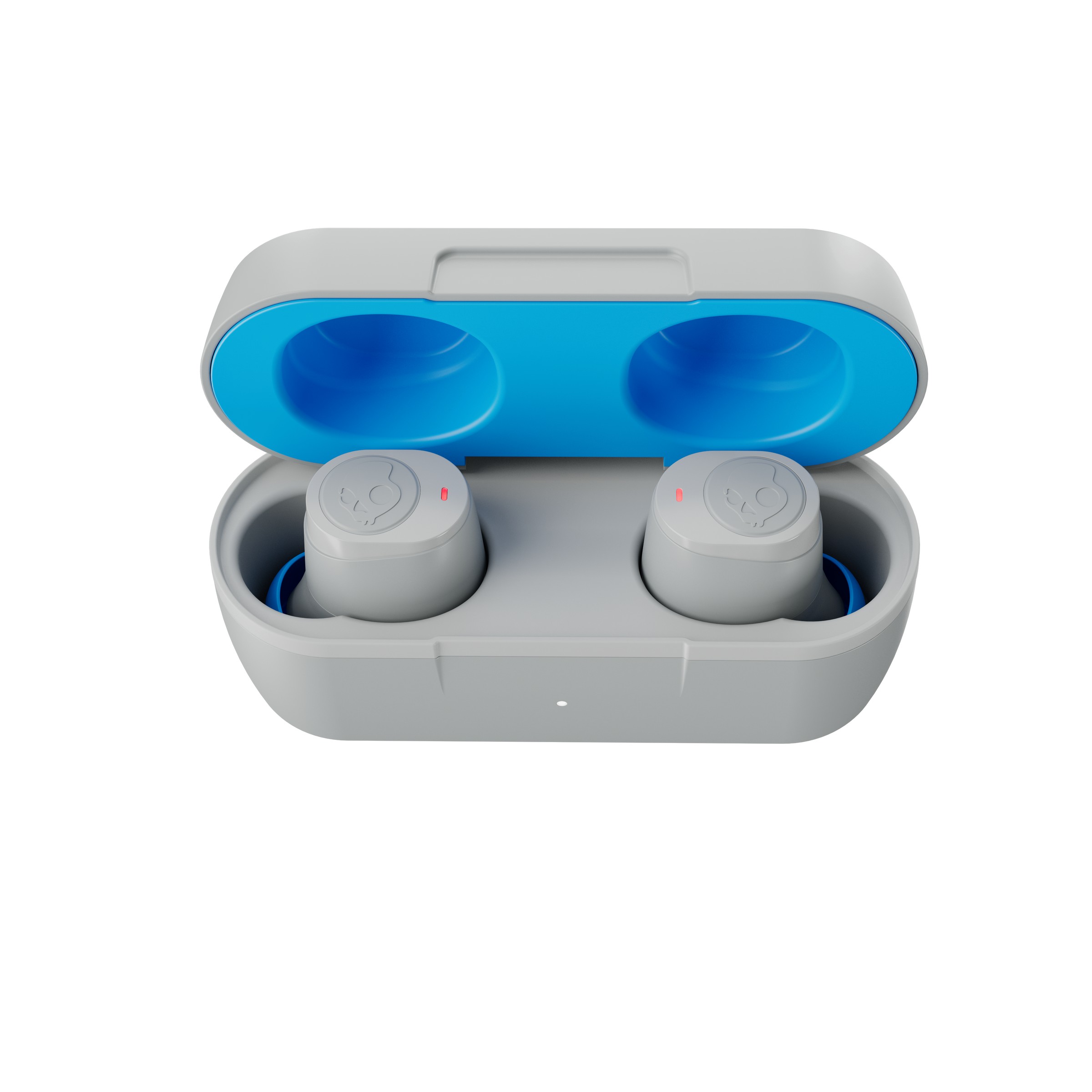 Наушники вкладыши беспроводные TWS Skullcandy JIB Light Grey/Blue (S2JTW-P751) - Фото 1
