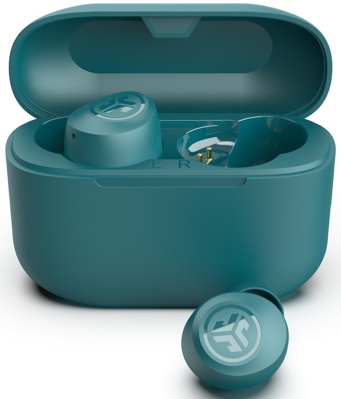 Наушники вкладыши беспроводные TWS JLab Go Air Pop True Wireless Earbuds Black Teal (IEUEBGAIRPOPRTEL124) - Фото 1