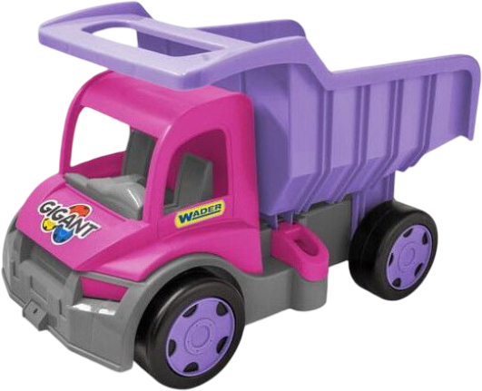 Базовый игровой транспорт для малыша Wader Грузовик Гигант фиолетово-розовый (65026) - Фото 1