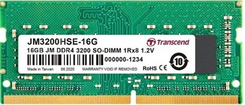 Память DDR Transcend DDR4 16GB 3200 (JM3200HSE-16G) - Фото 1