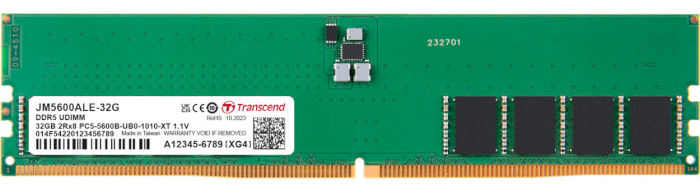 Память DDR Transcend DDR5 32GB 5600 (JM5600ALE-32G) - Фото 1
