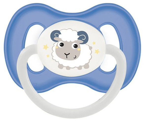 Симетрична пустушка Canpol babies 0-6 м-ців Bunny & Company синя (23/268_blu) - Фото 1
