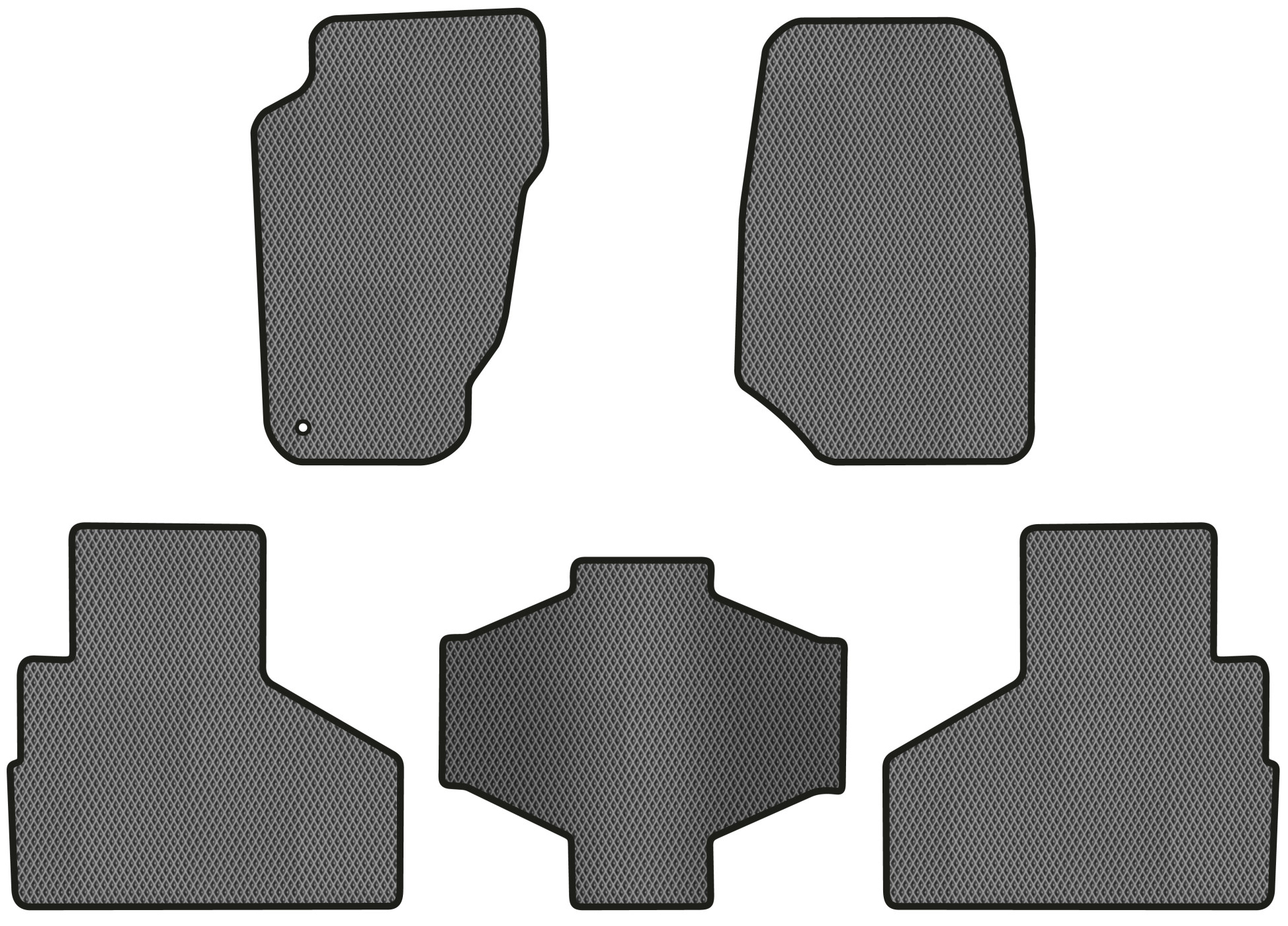 EVA килимки в салон авто EVAtech для Cherokee (KJ) Jeep 2001-2008 3 покоління SUV EU JP12349CB5LA1RGB - Фото 1