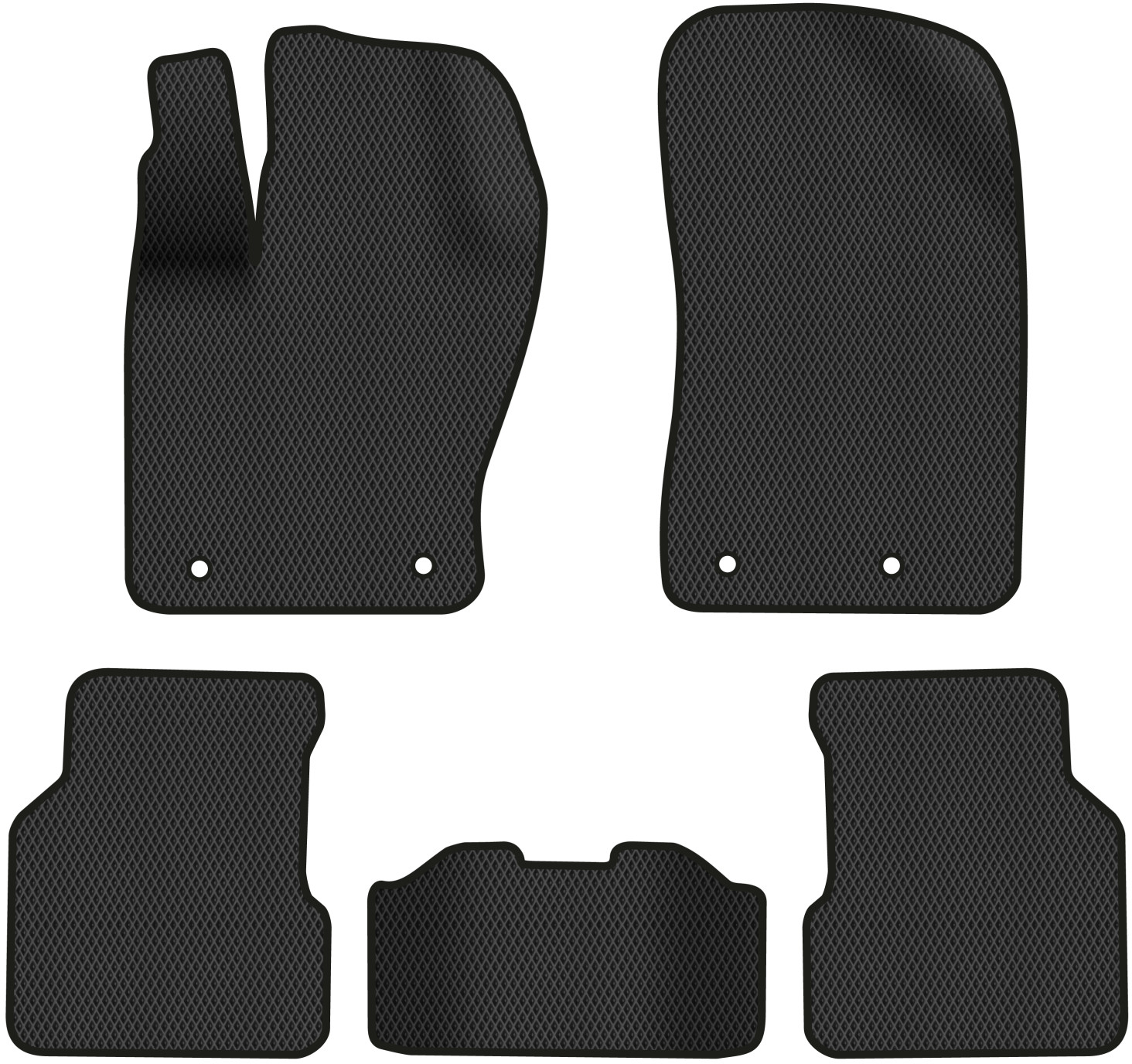 EVA коврики в салон авто EVAtech для Compass Jeep 2017 2 поколение SUV USA JP12618C5OU4RBB - Фото 1