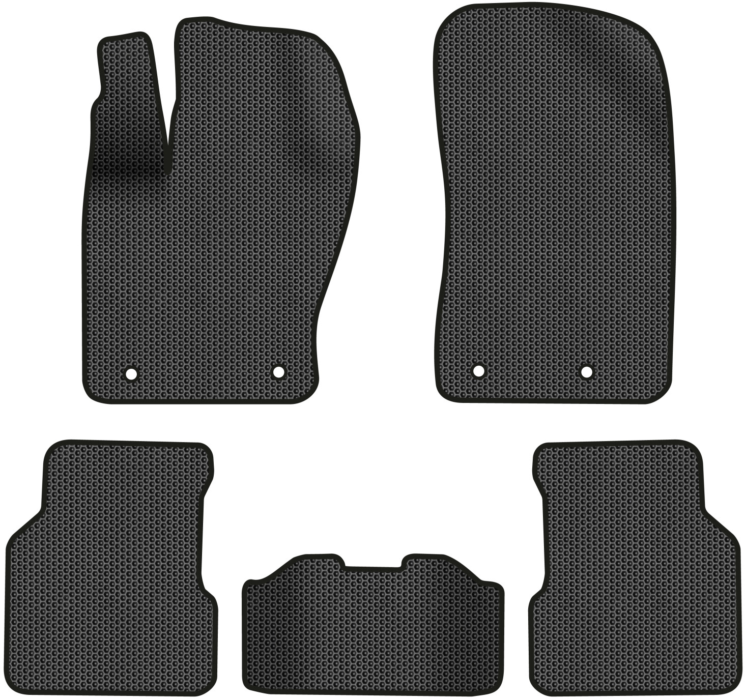 EVA коврики в салон авто EVAtech для Compass Jeep 2017 2 поколение SUV USA JP12618C5OU4SBB - Фото 1