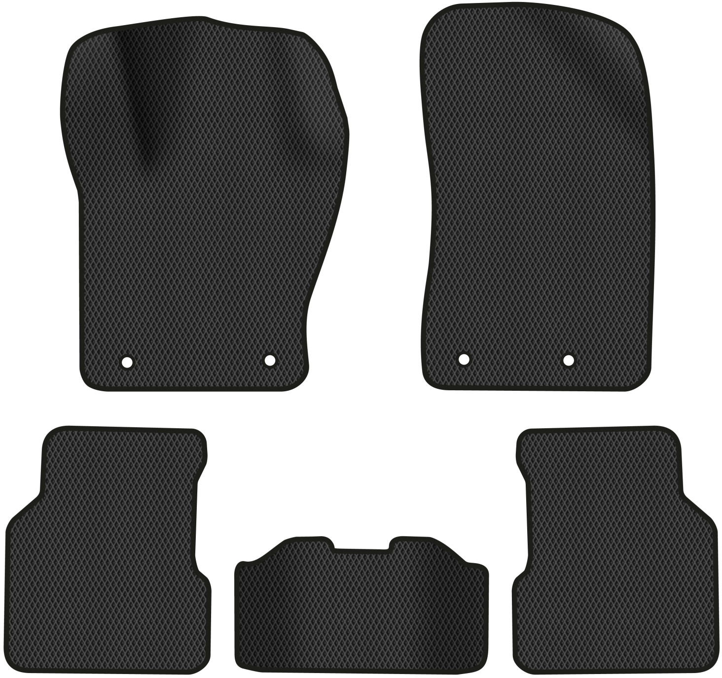 EVA коврики в салон авто EVAtech для Compass Jeep 2017 2 поколение SUV USA JP12618CD5OU4RBB - Фото 1