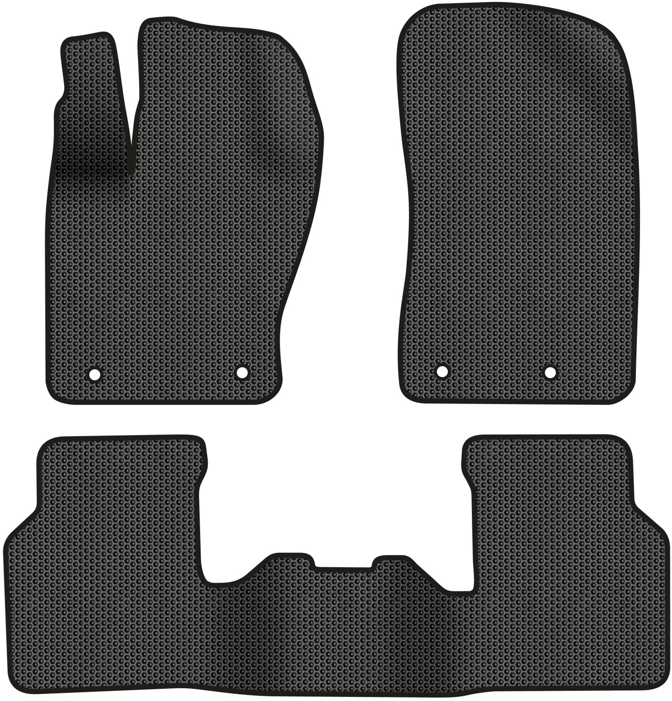 EVA коврики в салон авто EVAtech для Compass Jeep 2017 2 поколение SUV USA JP12618Z3OU4SBB - Фото 1