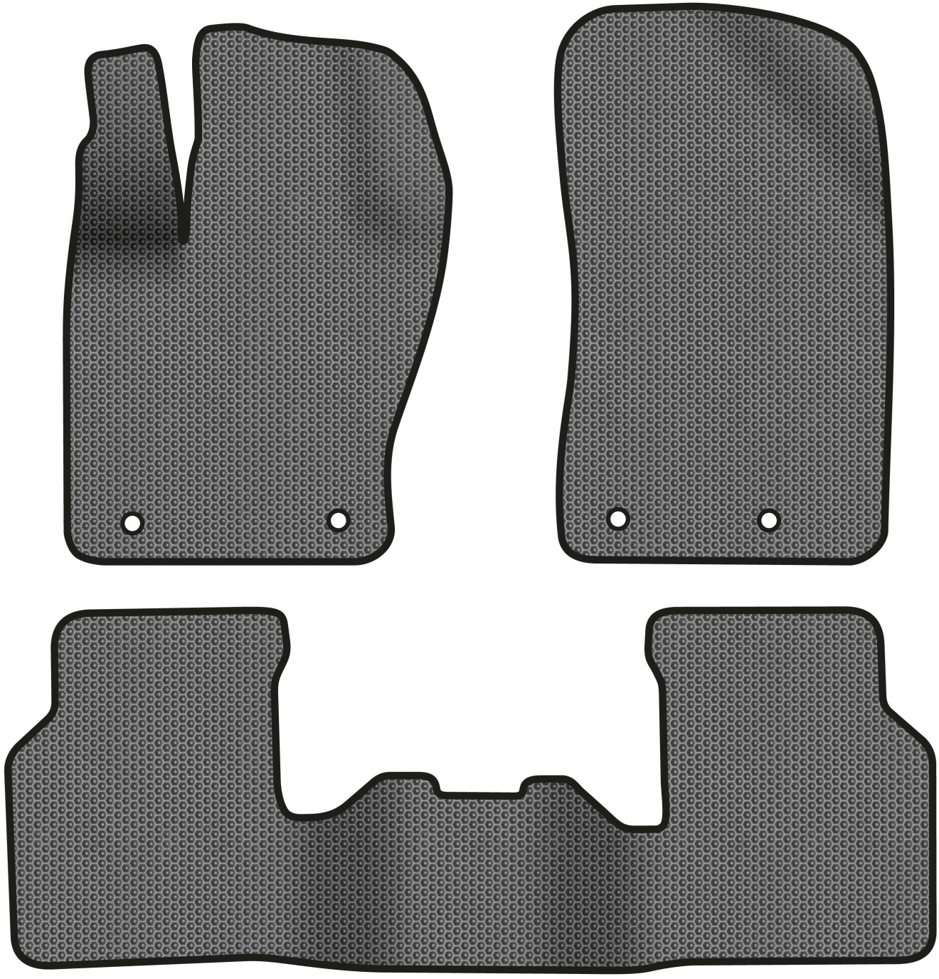 EVA коврики в салон авто EVAtech для Compass Jeep 2017 2 поколение SUV USA JP12618Z3OU4SGB - Фото 1