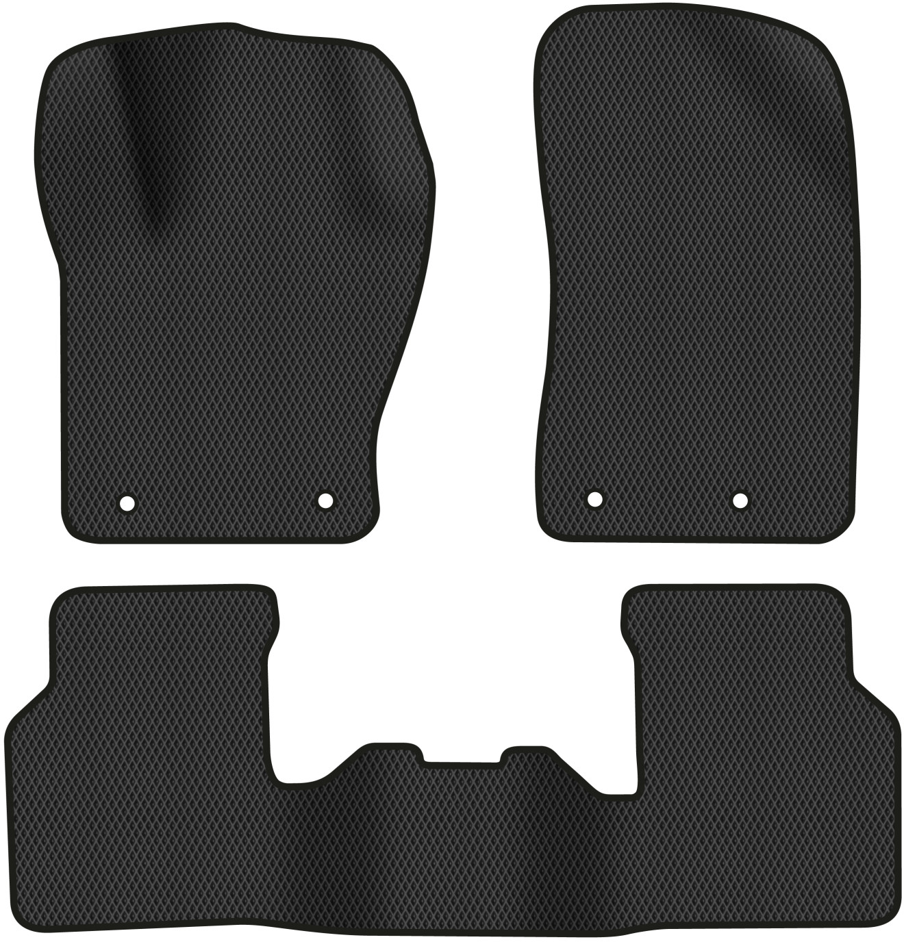 EVA коврики в салон авто EVAtech для Compass Jeep 2017 2 поколение SUV USA JP12618ZD3OU4RBB - Фото 1
