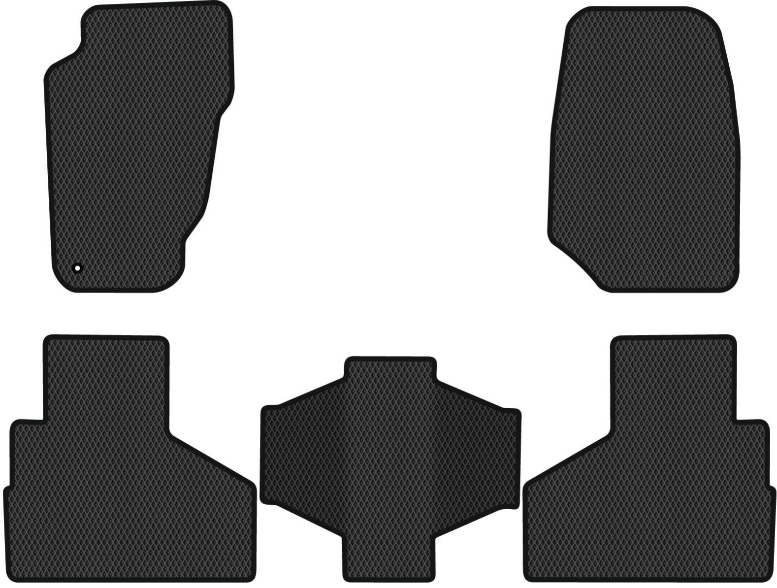 EVA коврики в салон авто EVAtech для Liberty (KJ) Jeep 2001-2008 3 поколение SUV USA JP13826CB5LA1RBB - Фото 1