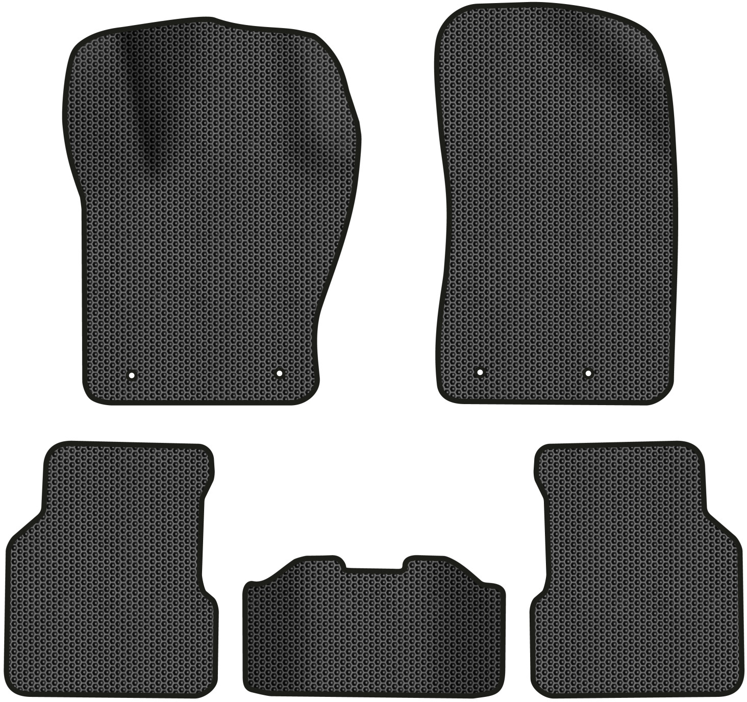 EVA коврики в салон авто EVAtech для Compass Jeep 2017 2 поколение SUV USA JP1613CD5LA4SBB - Фото 1