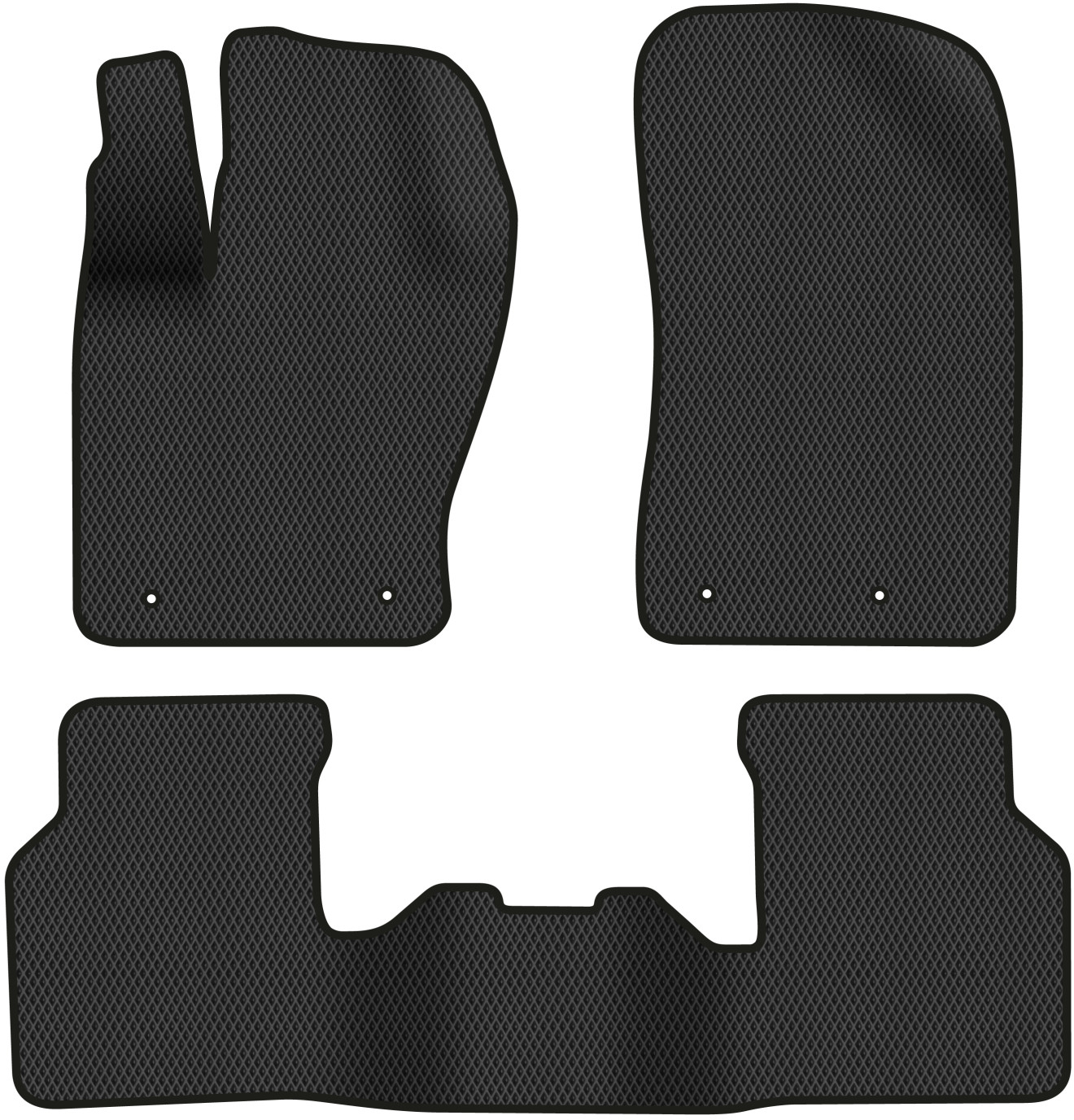 EVA коврики в салон авто EVAtech для Compass Jeep 2017 2 поколение SUV USA JP1613Z3LA4RBB - Фото 1