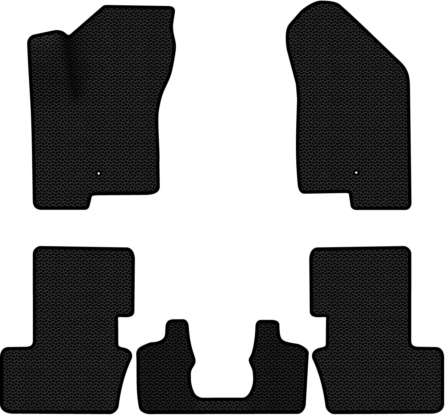 EVA коврики в салон авто EVAtech для Compass Restyling Jeep 2011-2016 1 поколение SUV USA JP1781CE5LA2KBB - Фото 1