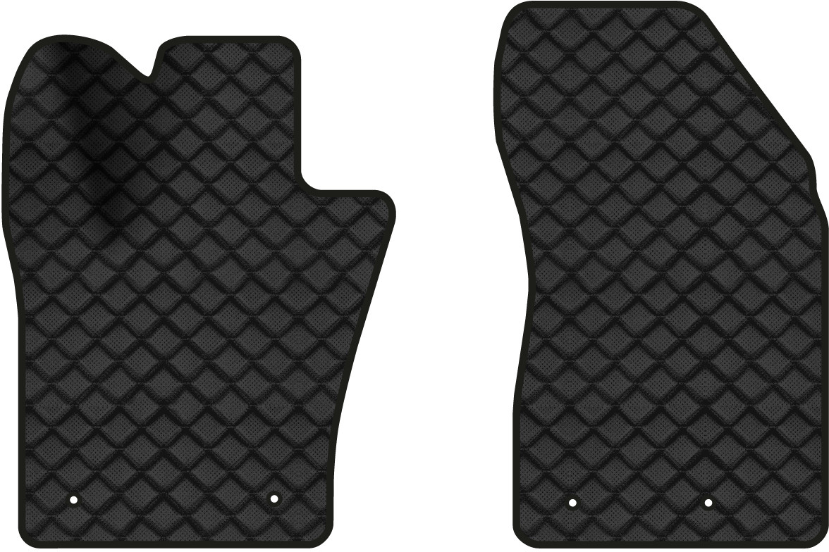 Коврики из экокожи в салон авто передние EVAtech ECO для Renegade Jeep 2014 1 поколение SUV USA (JP2895AE2LA4BBB) - Фото 1