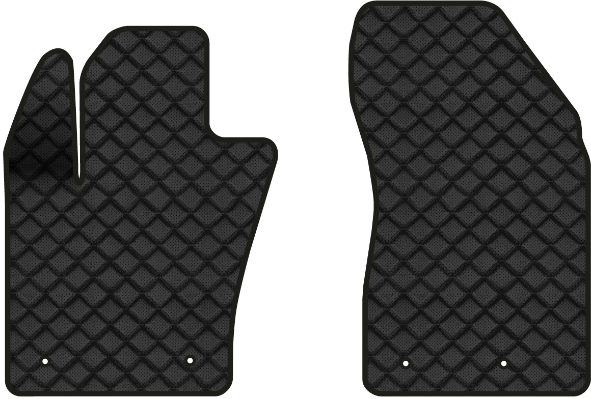 Коврики из экокожи в салон авто передние EVAtech ECO для Renegade Jeep 2014 1 поколение SUV USA (JP2895AV2LA4BBB) - Фото 1