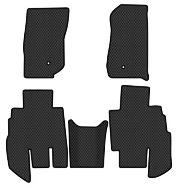 EVA килимки в салон авто EVAtech для Wrangler (JK) Unlimited Restyling Jeep 2010-2018 3 покоління SUV USA JP41364CB5RBB - Фото 1