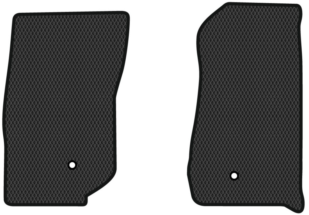 EVA килимки в салон авто передні EVAtech Wrangler (JK) Unlimited Restyling Jeep 2010-2018 3 покоління SUV USA JP41364AB2FC2RBB - Фото 1