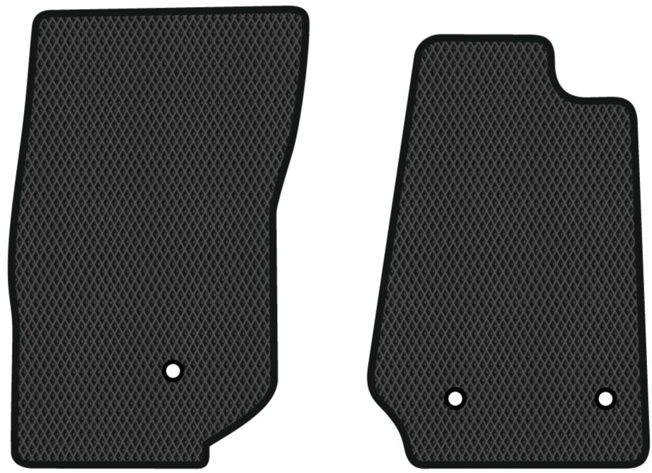 EVA килимки в салон авто передні EVAtech Wrangler (JK) Unlimited Sahara Restyling Jeep 2010-2018 3 покоління SUV USA JP43495AG2FC3RBB - Фото 1