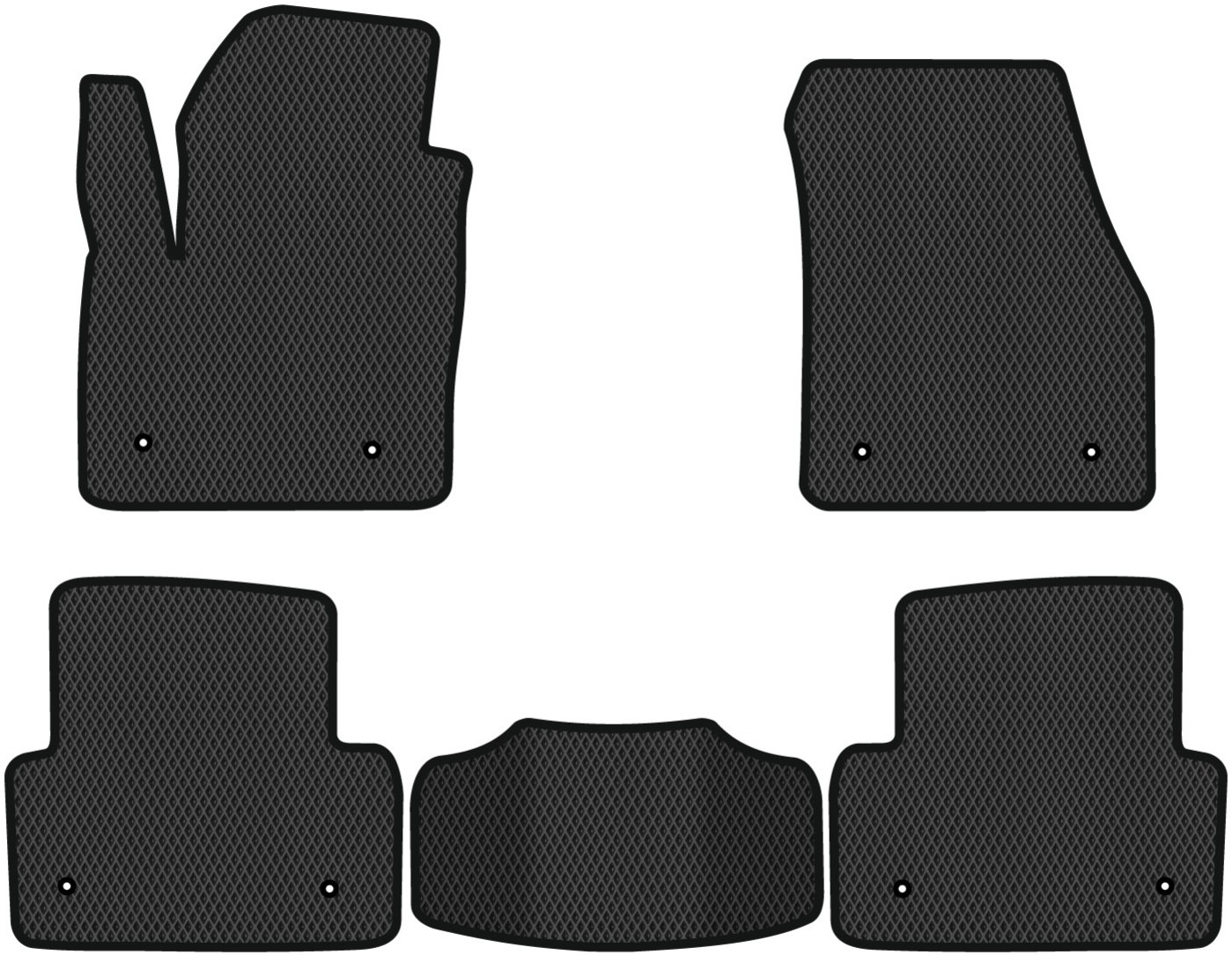 EVA коврики в салон авто EVAtech для E-Pace Jaguar 2017 1 поколение SUV EU JR12589CV5LA8RBB - Фото 1