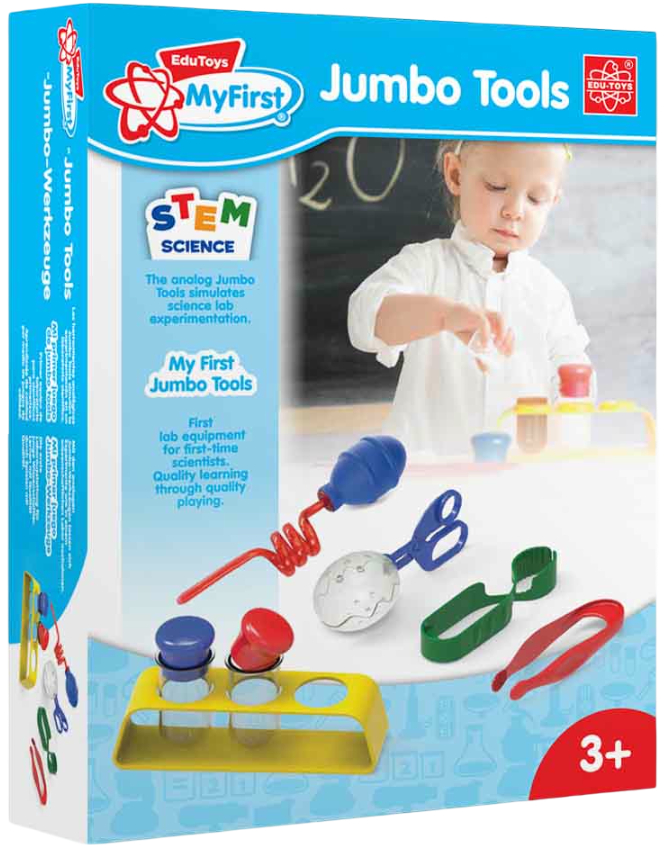 Набор для исследования Edu-Toys Мой первый набор инструментов для лаборатории (JS019) - Фото 1