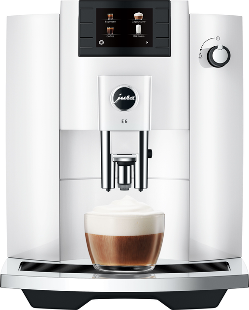 Кофемашина Jura E6 Piano White EC - Фото 1