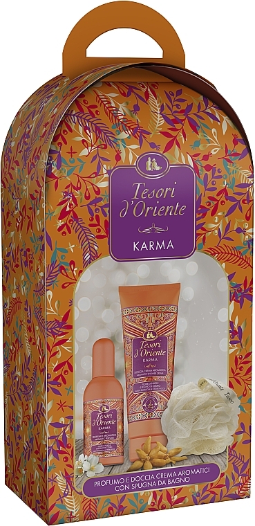 Купити Подарунковий набір для догляду за тілом Tesori d'Oriente КАРМА (8008970052212) - Фото 1 Подарунковий набір для догляду за тілом Tesori d'Oriente КАРМА (8008970052212) - Фото 1