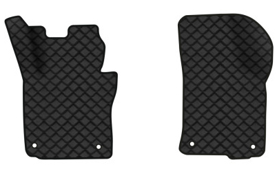 Коврики из экокожи в салон авто передние EVAtech для Octavia A5 (MT, 8 clips) Skoda 2004-2013 2 поколение Combi EU (SK12149AD2AV4BBB) - Фото 1