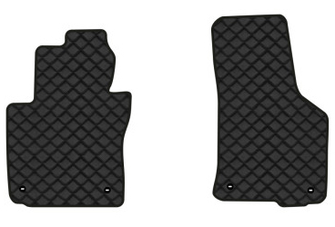 Коврики из экокожи в салон авто передние EVAtech для Octavia A5 (MT, 8 clips) Skoda 2004-2013 2 поколение Combi EU (SK12158AG2TL4BBB) - Фото 1