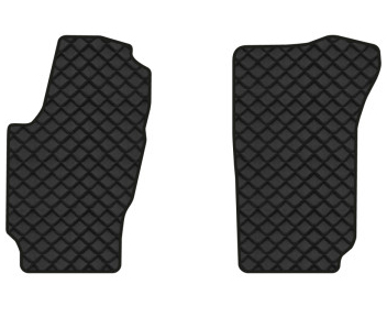 Килимки з екошкіри в салон авто передні EVAtech для Fabia (6Y) Skoda 1999-2007 1 покоління Htb EU (SK1628AB2BBB) - Фото 1