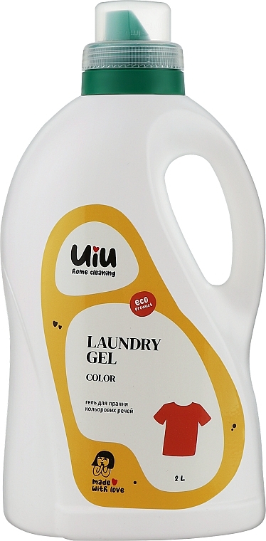 Гель для прання UIU кольорових тканин 2 л (4820152332967) - Фото 1