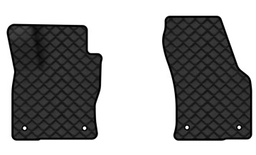 Коврики из экокожи в салон авто передние EVAtech для Kodiaq Restyling 5 seats Skoda 2021-2024 1 поколение SUV EU (SK43100AE2AV4BBLB) - Фото 1