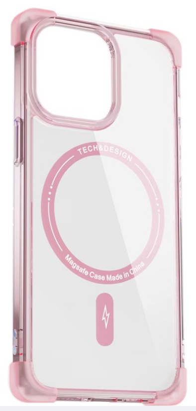 Чехол для смартфона Gelius Proof Special MagSafe for iPhone 16 Plus Transparent Pink (99729) - Фото 1