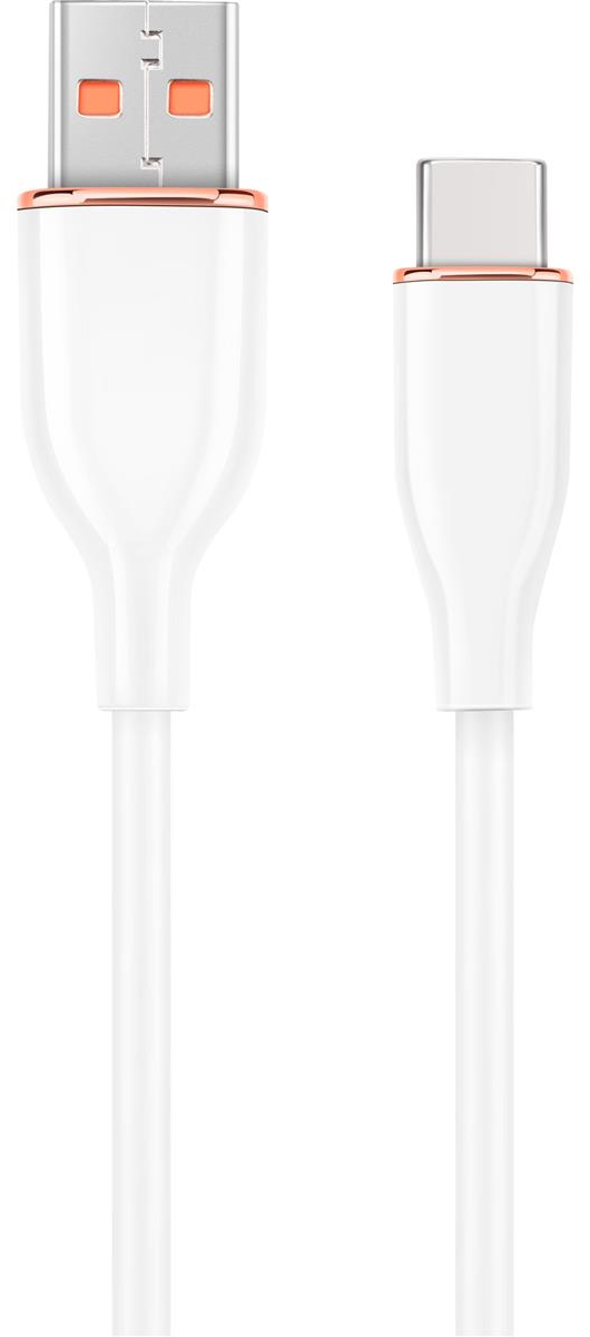 Кабель синхронізації даних Cablexpert USB - USB Type-C (M/M), 2.1 A, 1.5 м, White (CC-USB2S-AMCM-1.5M-W) - Фото 1