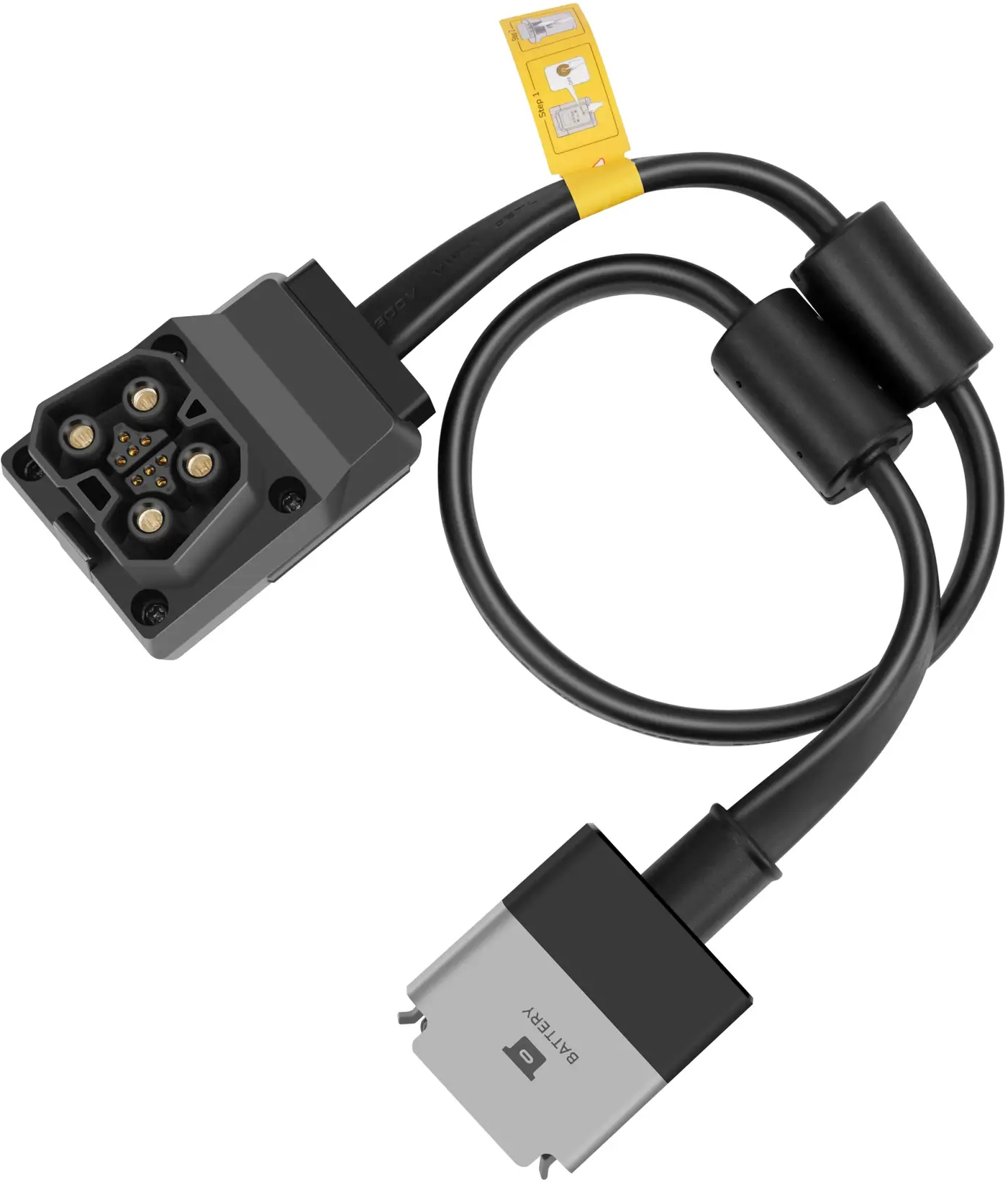 Кабель для зарядной станции EcoFlow Delta Pro 4+8 (EFL-BKWDELTAProCable-0.5m) - Фото 1